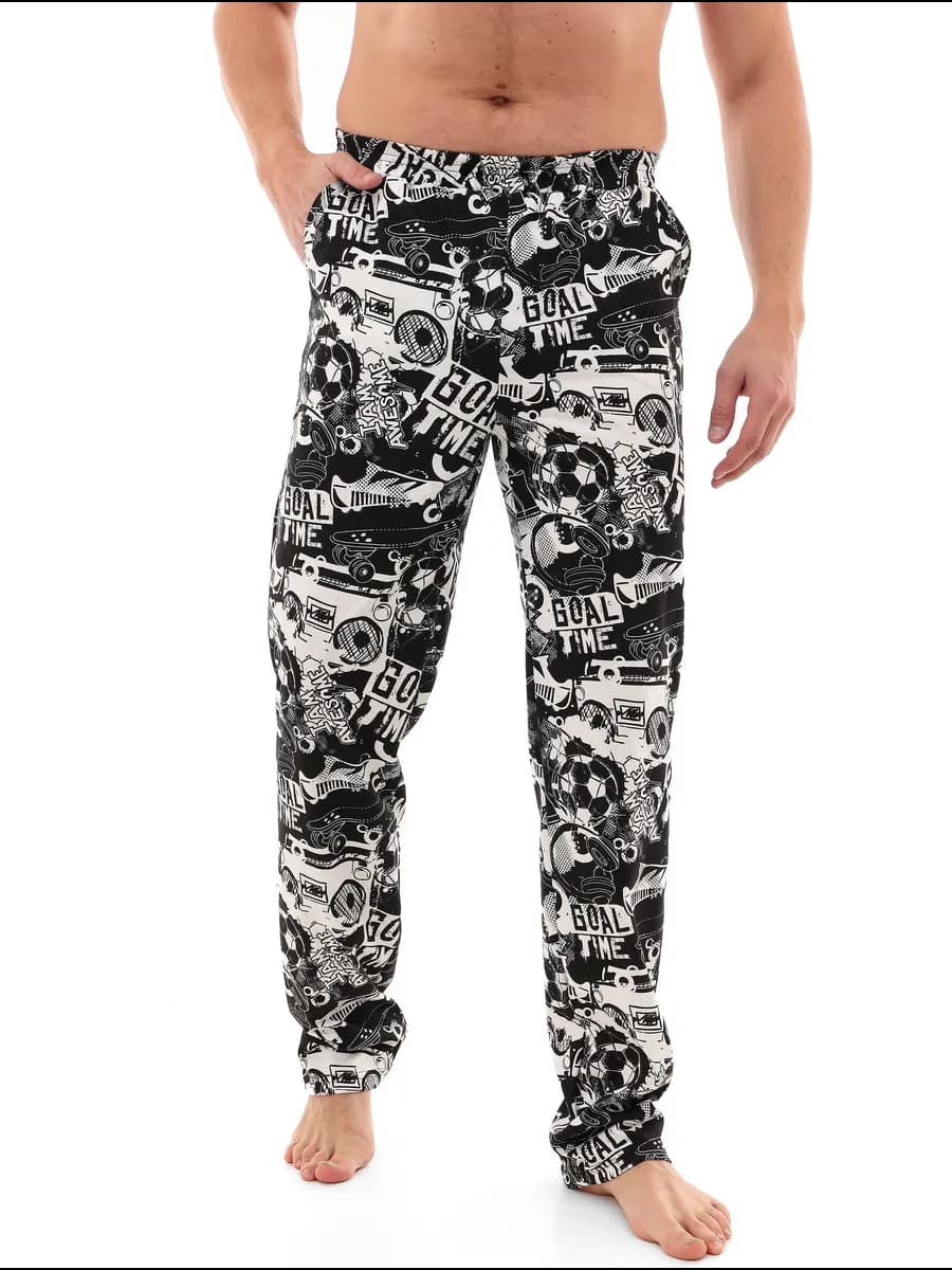 Брюки пижамные домашние