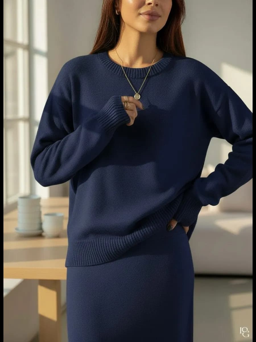 Джемпер теплый оверсайз свитер