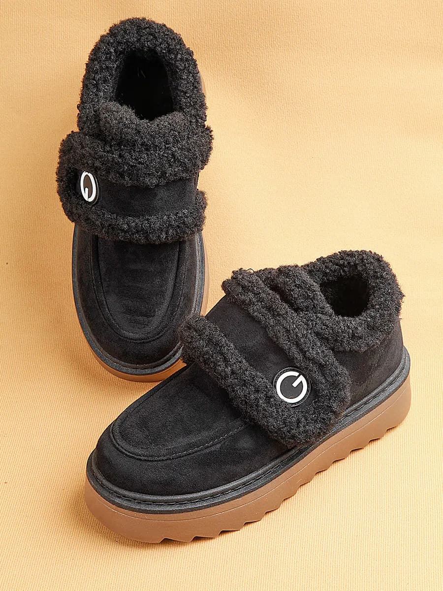 Угги из замши ботинки с мехом