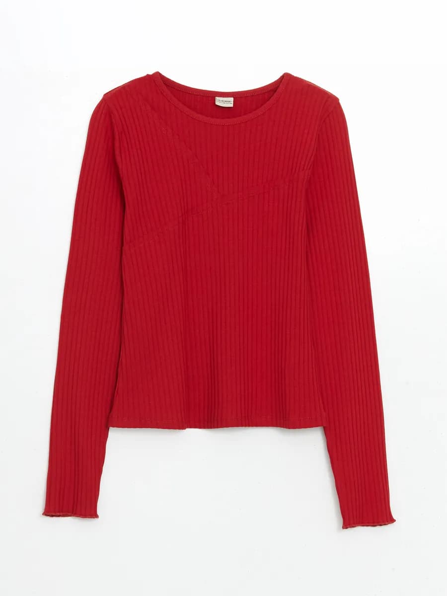 Девочки красный Футболка