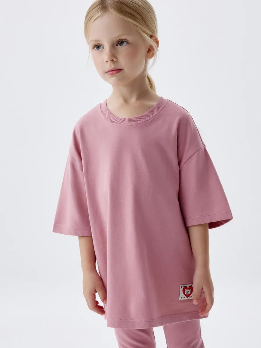 Футболка базовая однотонная из хлопка