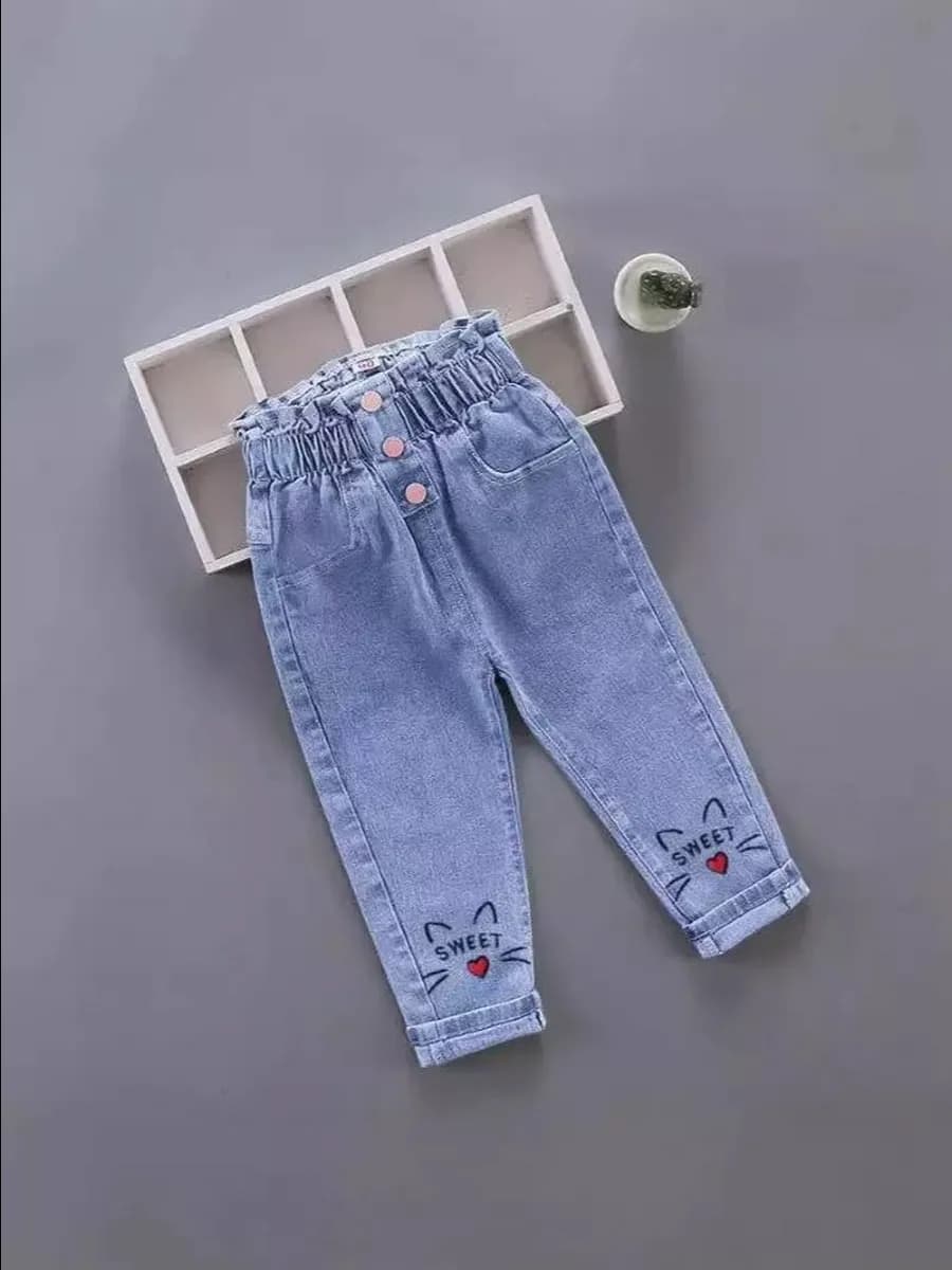 Джинсы на резинке