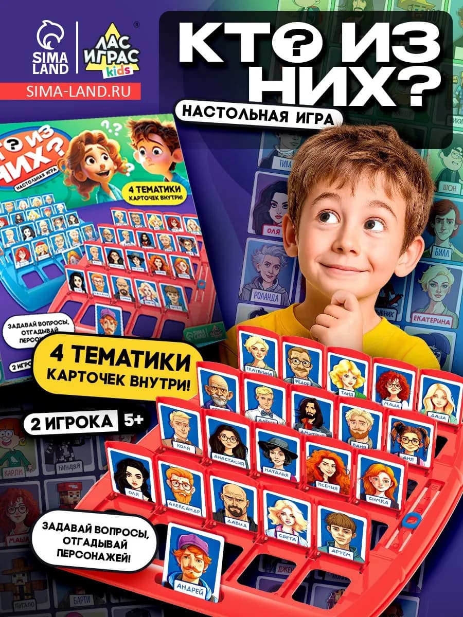 Настольная игра Кто я?