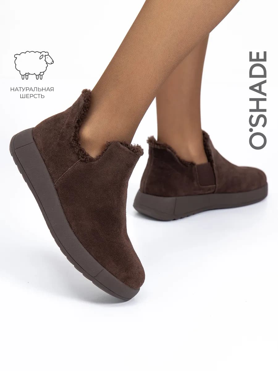 Ботинки женские зимние коричневые