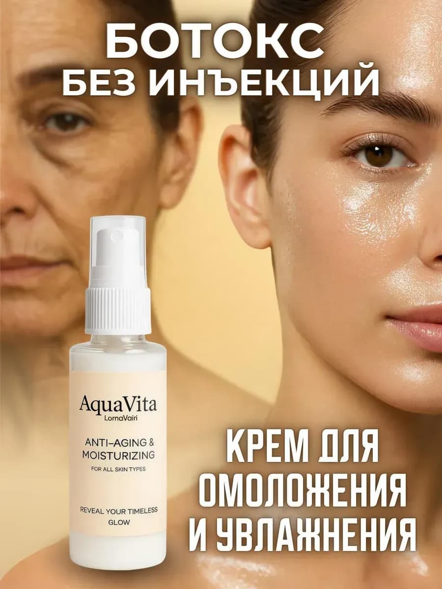 Антивозрастной крем для лица увлажняющий от морщин