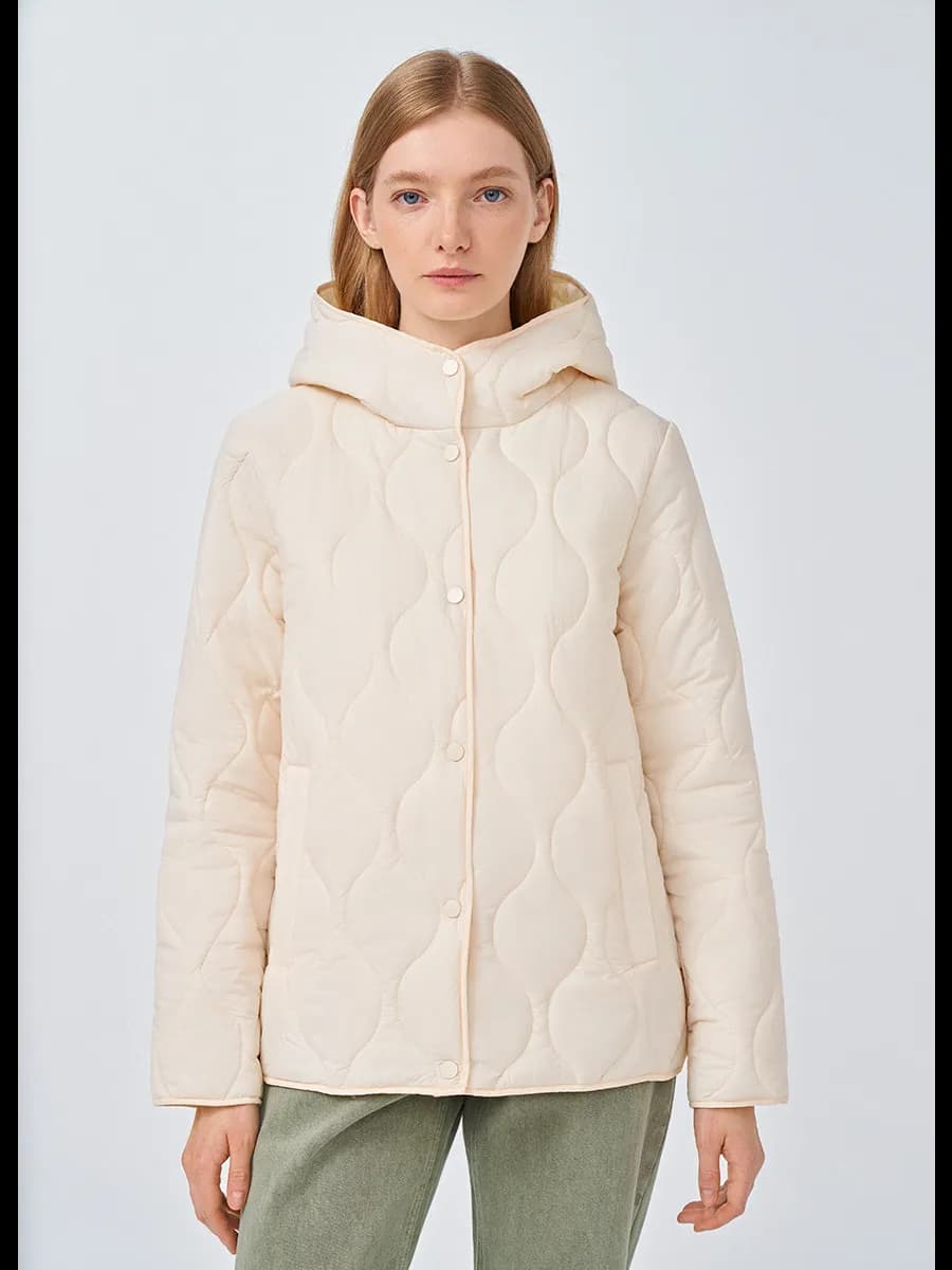 Куртка демисезонная утепленная с капюшоном