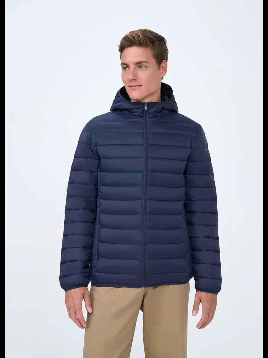 Куртка демисезонная стеганая с капюшоном