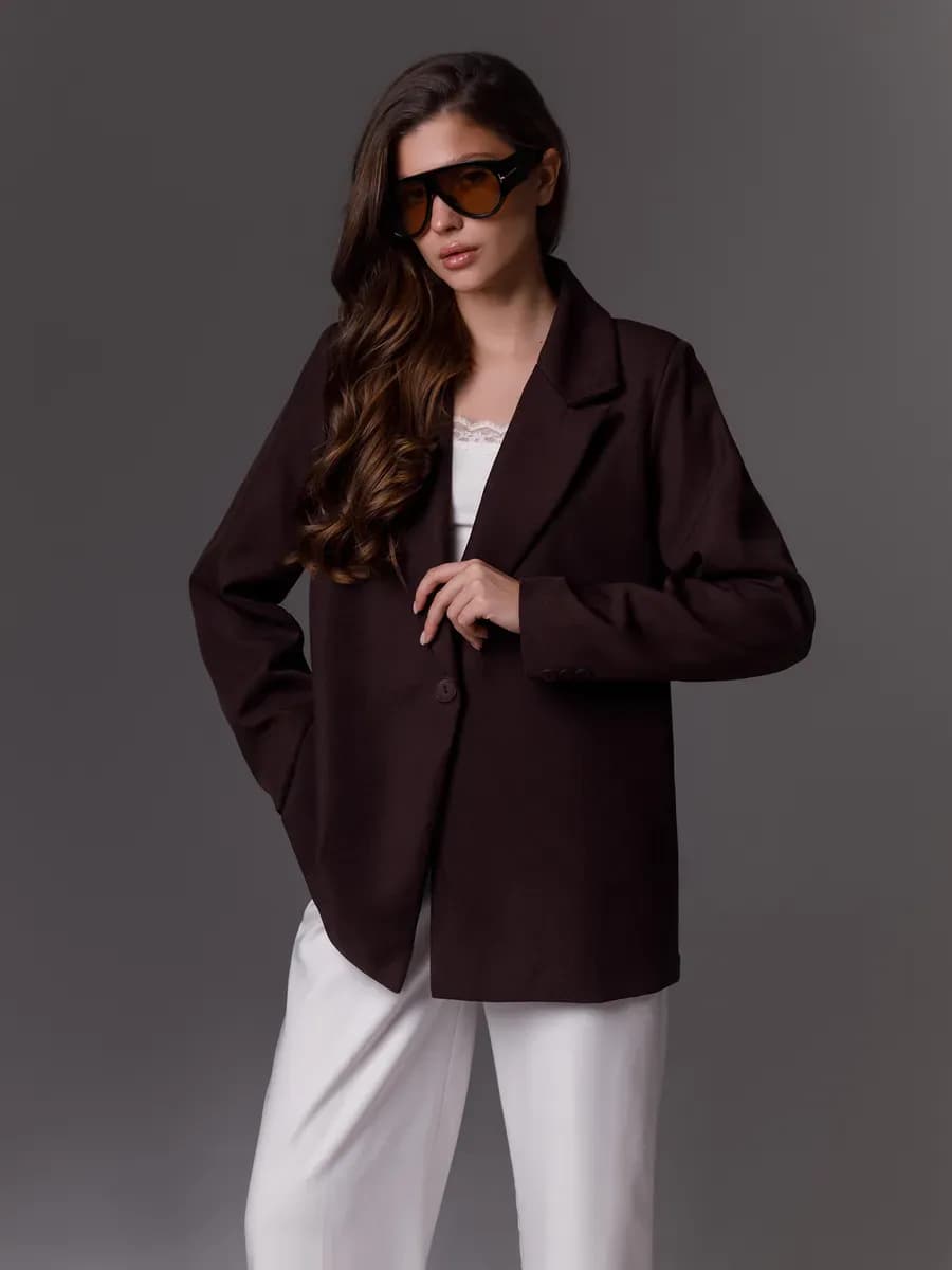 Пиджак классический оверсайз