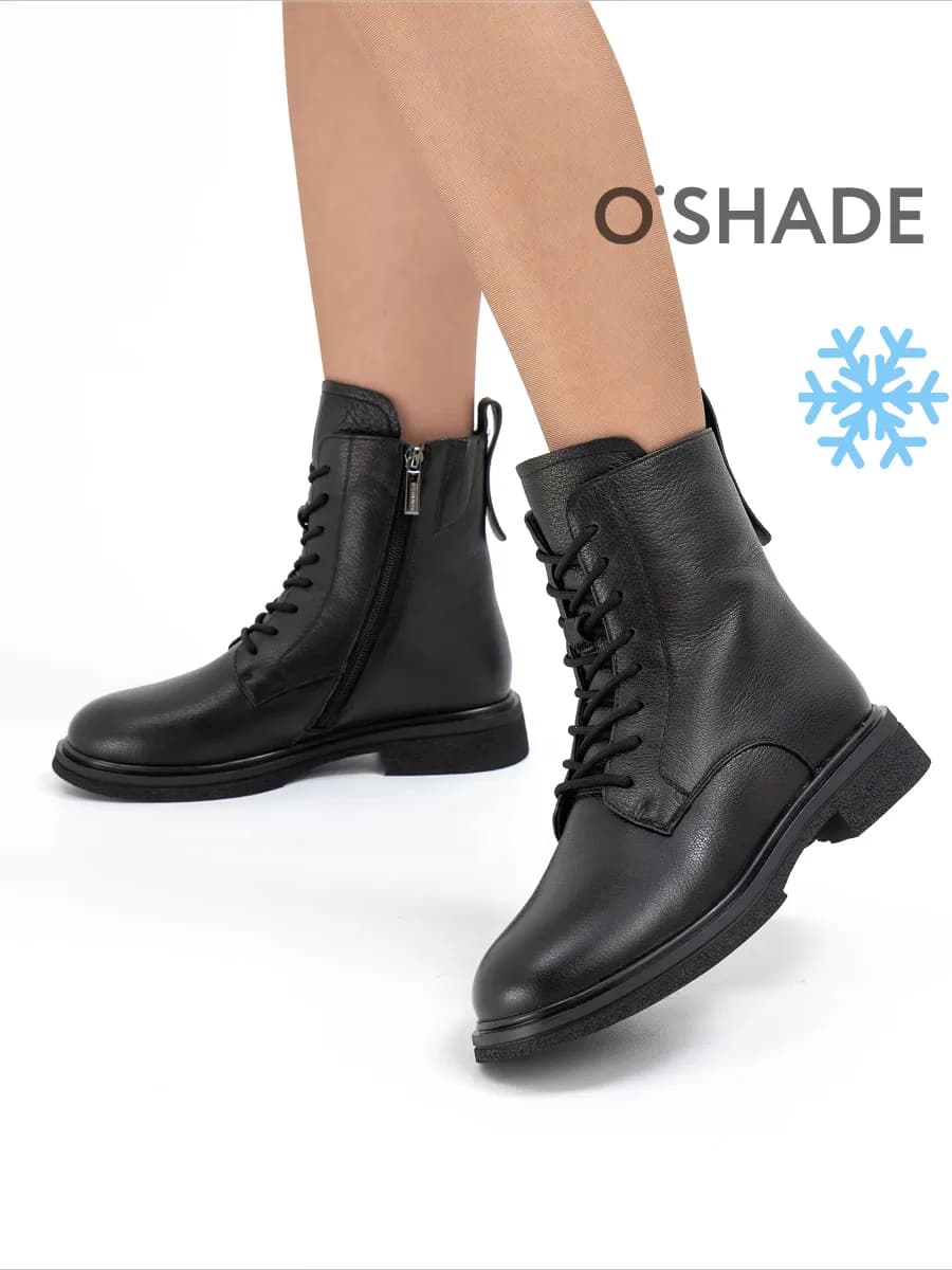 Ботинки зимние женские натуральная кожа