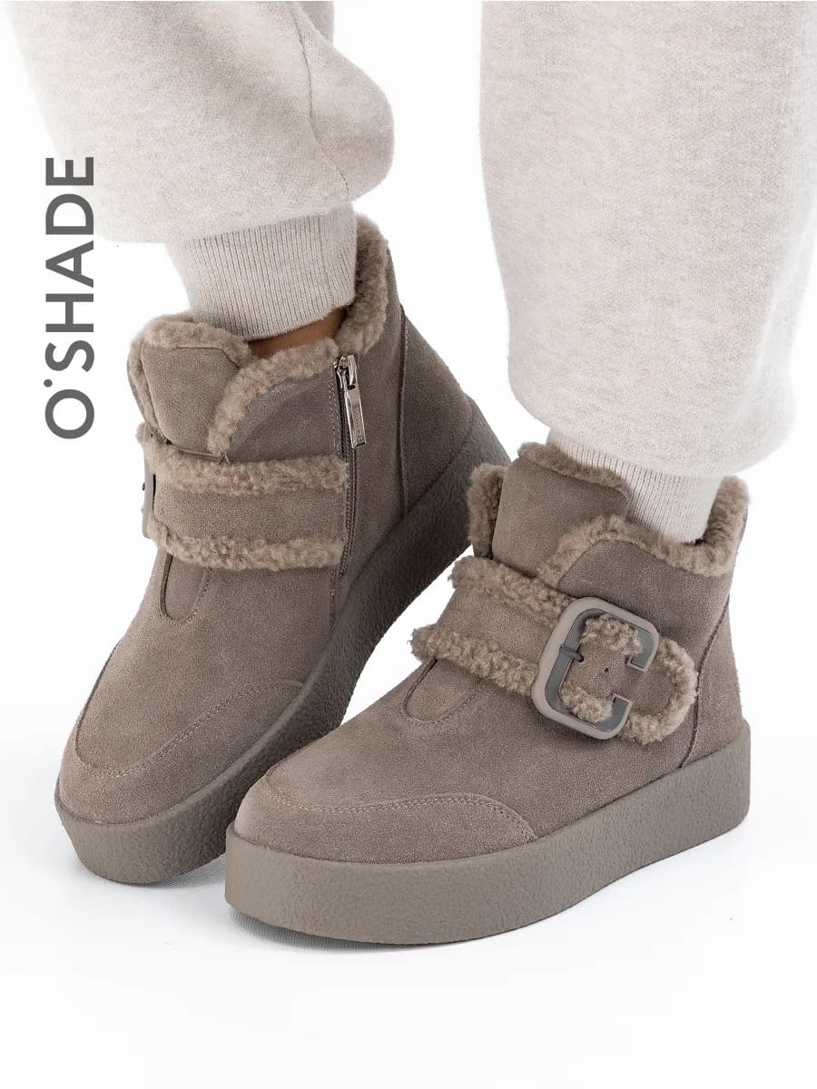 Ботинки женские зимние без каблука