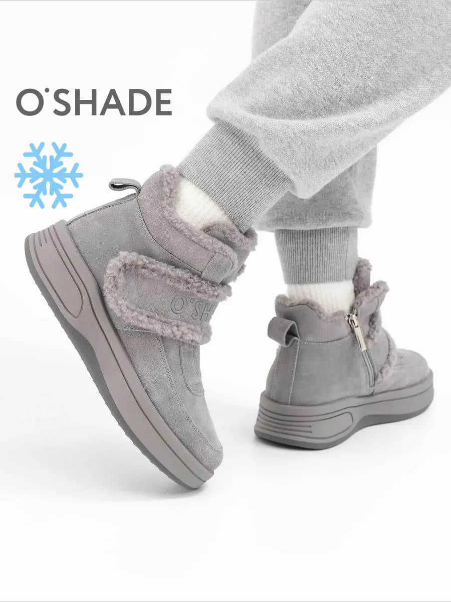 O'SHADE Меховые ботинки женские зимние