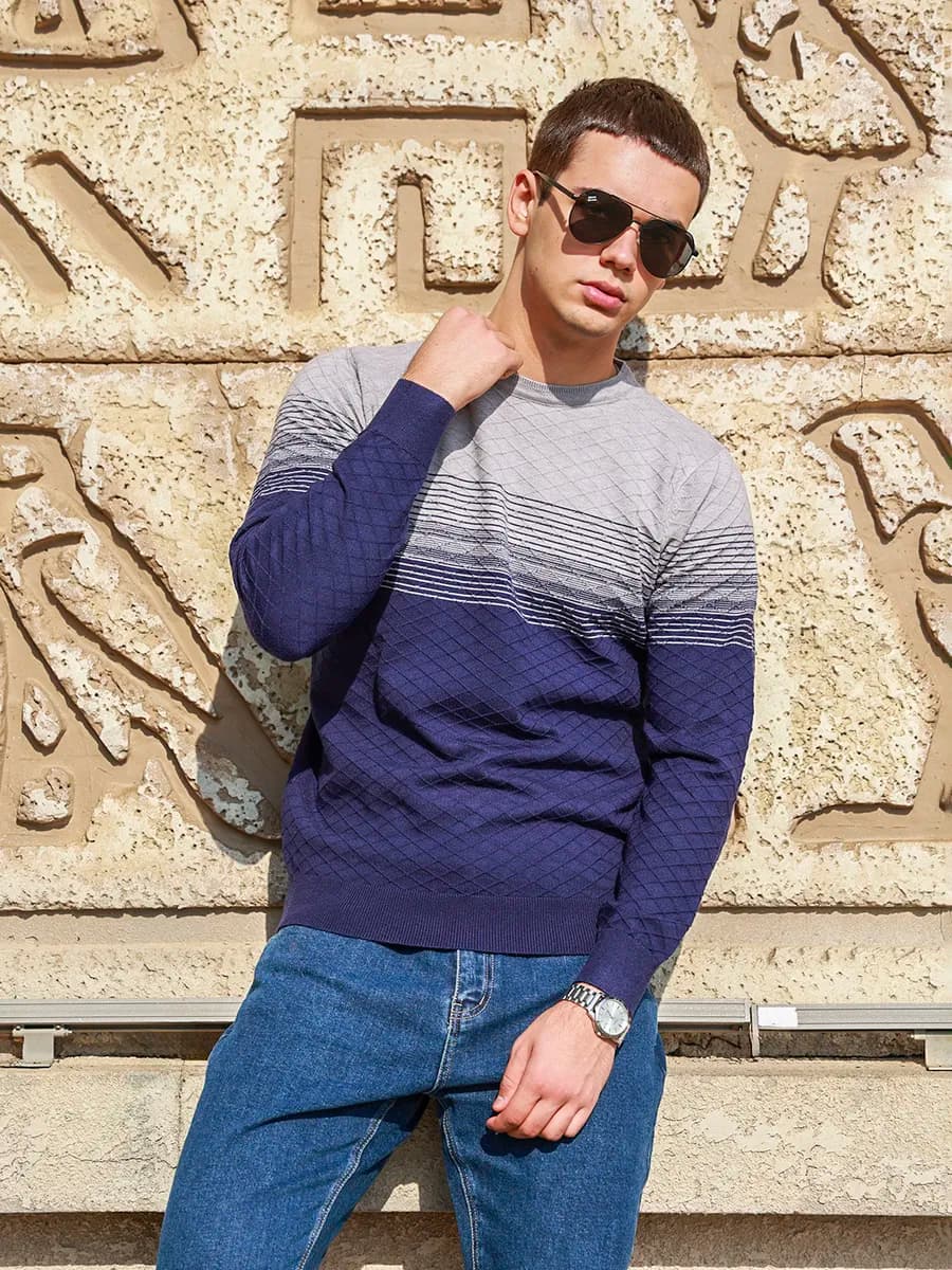 Джемпер вязаный