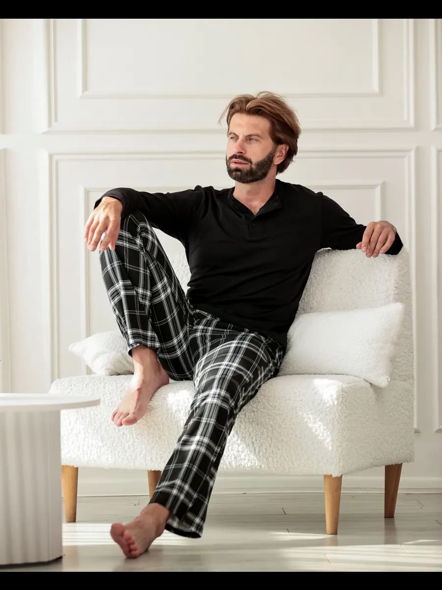 Пижама со штанами домашний костюм