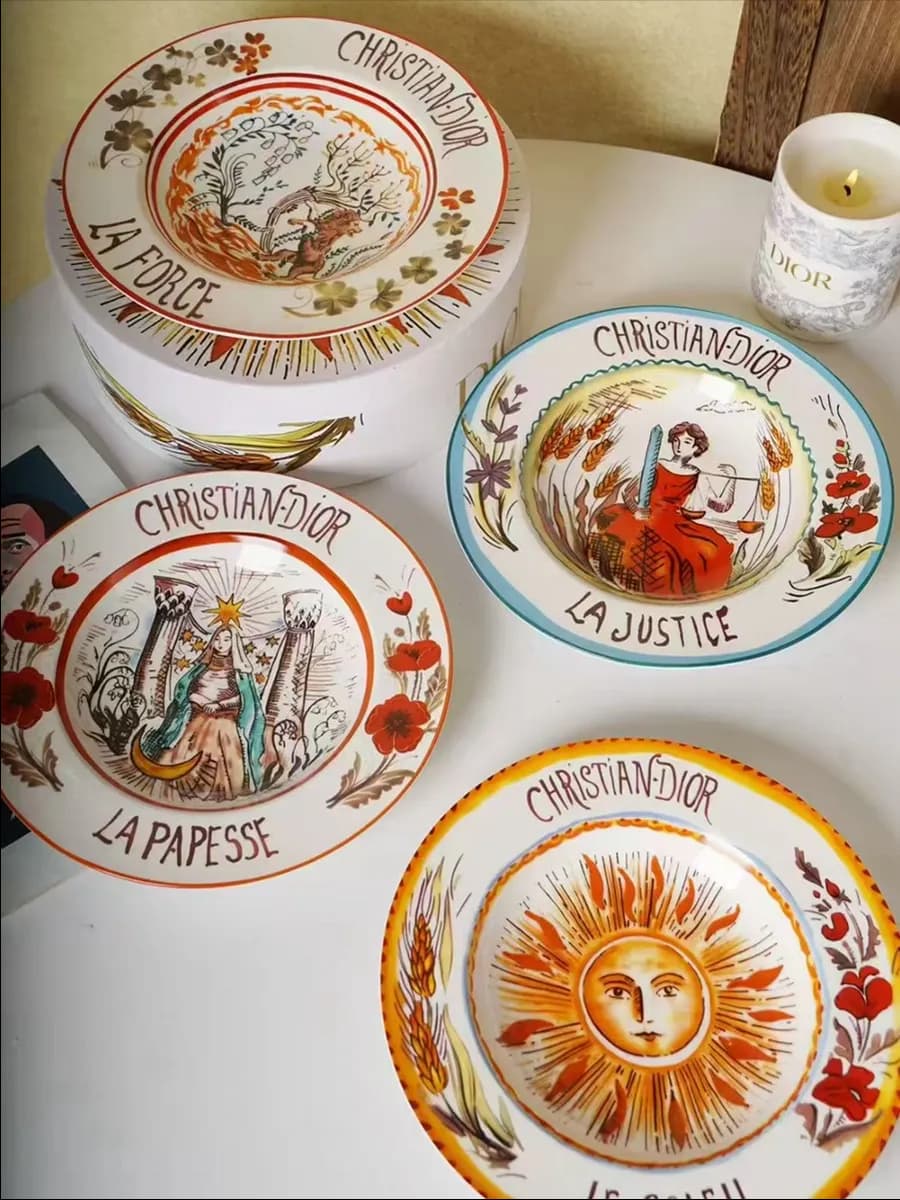 Hабор глубоких тарелок Dior Le Soleil диаметр D - 25 см