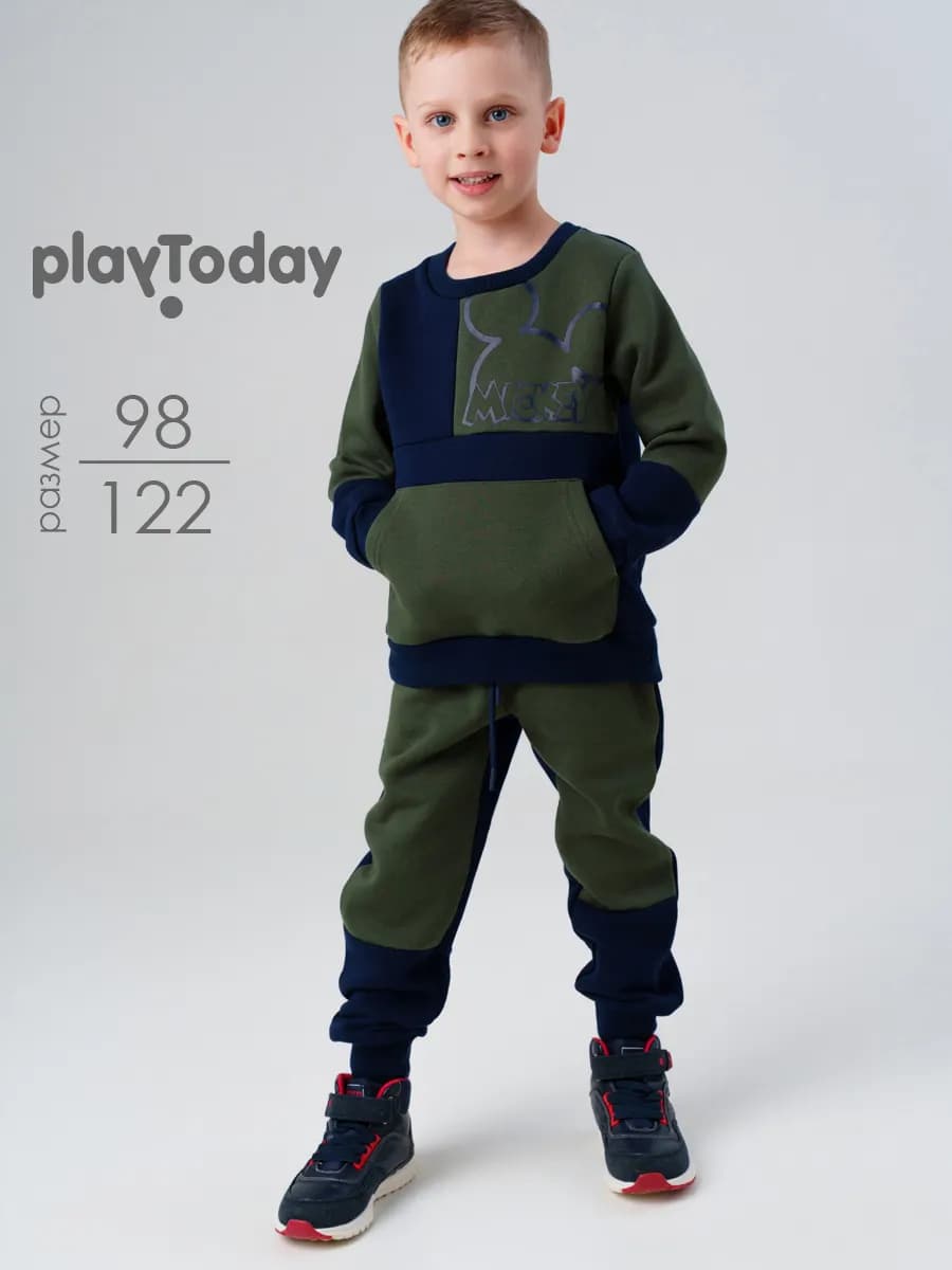 Костюм свитшот, брюки - фото 1