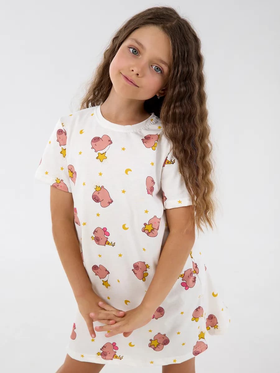 Ночная сорочка детская платье домашнее