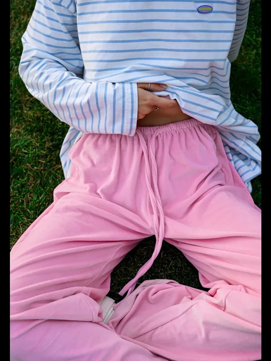 Брюки палаццо спортивные домашние - фото 1