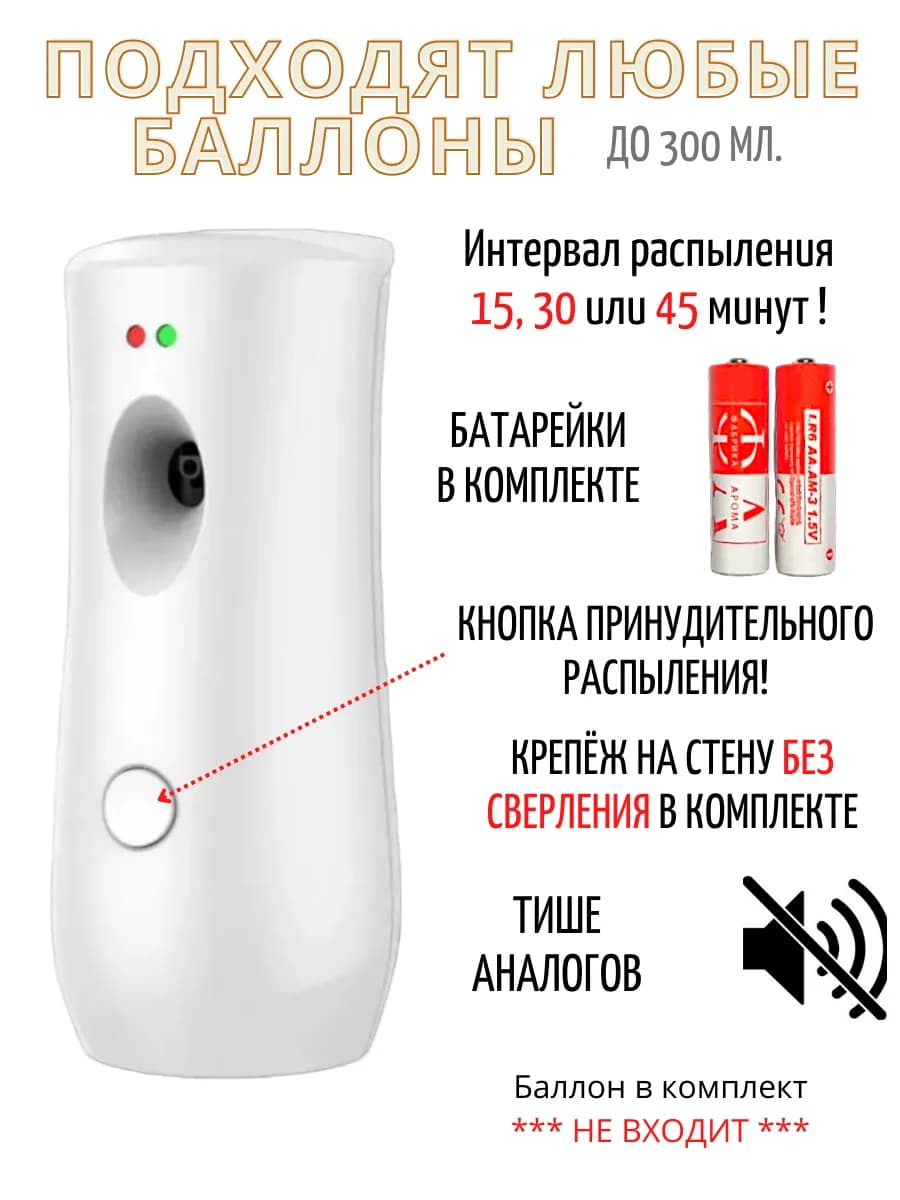 Освежитель воздуха автоматический для дома и туалета