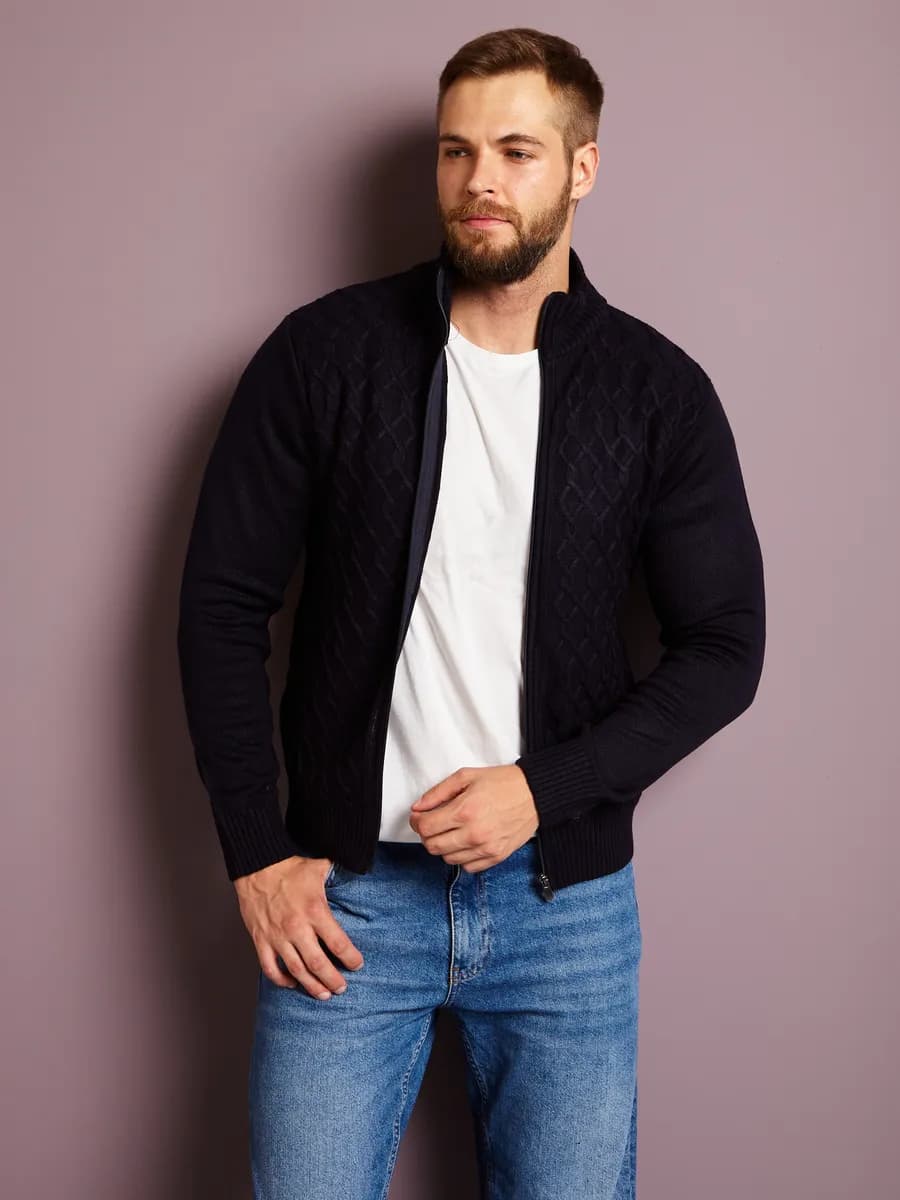 Кардиган на молнии