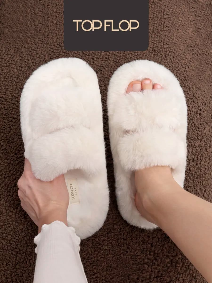 Тапочки домашние меховые