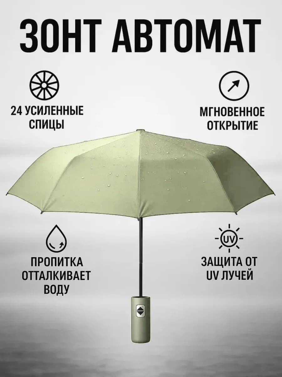 Зонт полный автомат антиветер - фото 1