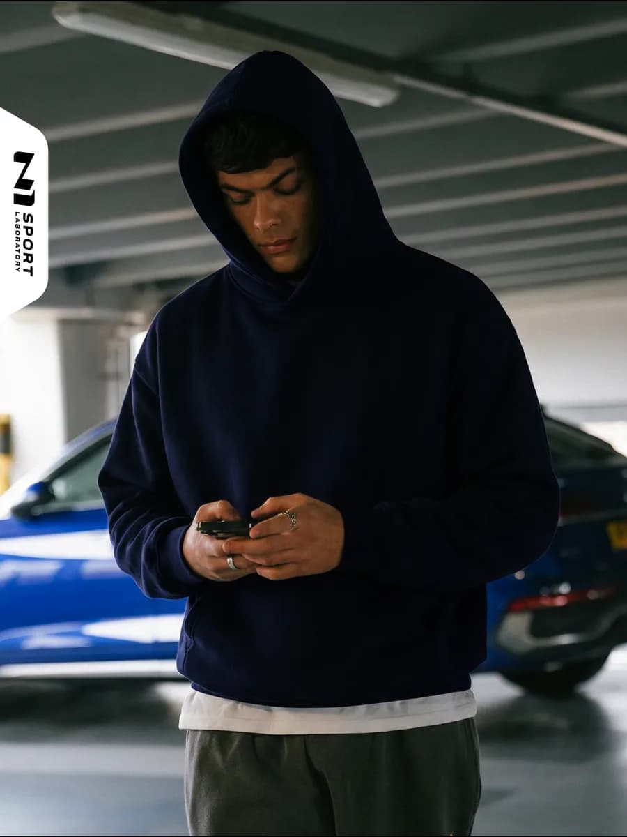 Оверсайз худи с капюшоном и начесом - фото 1