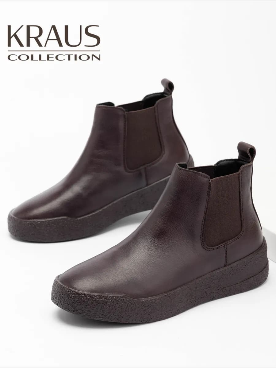 Ботинки зимние женские натуральная кожа