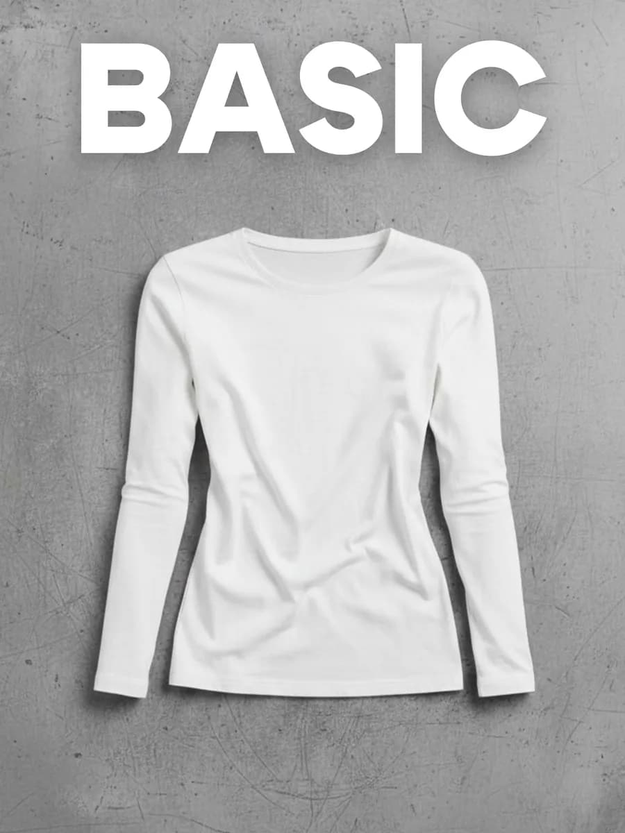 Лонгслив обтягивающий