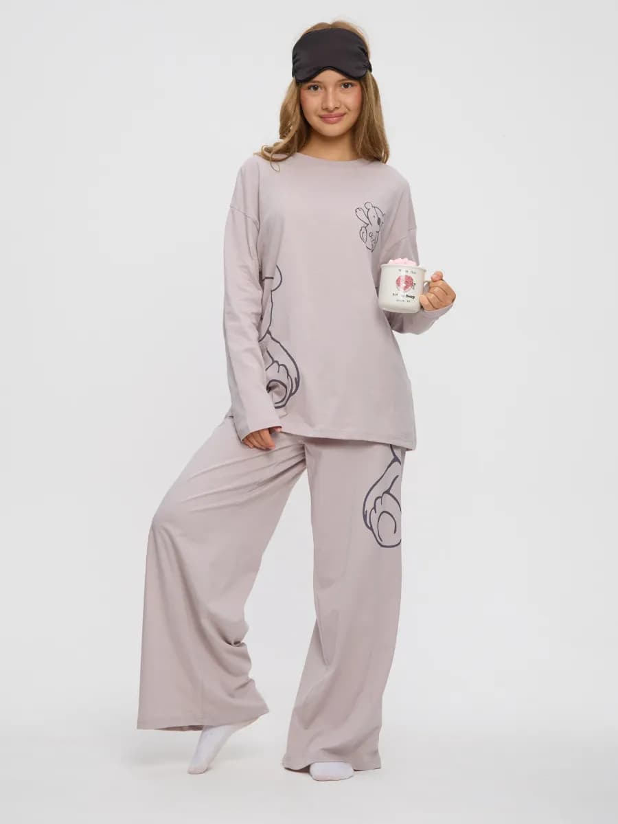 Пижама для девочки, домашний костюм