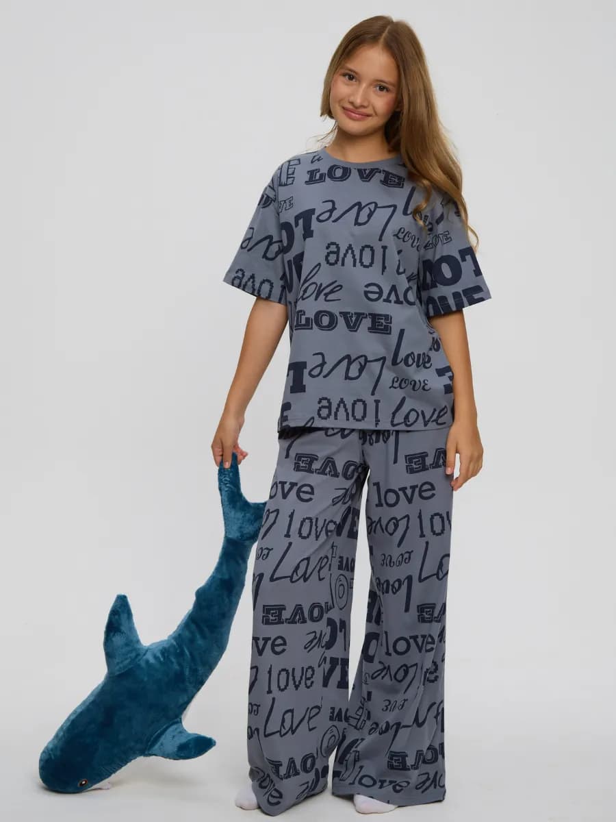 Пижама для девочки, домашний костюм