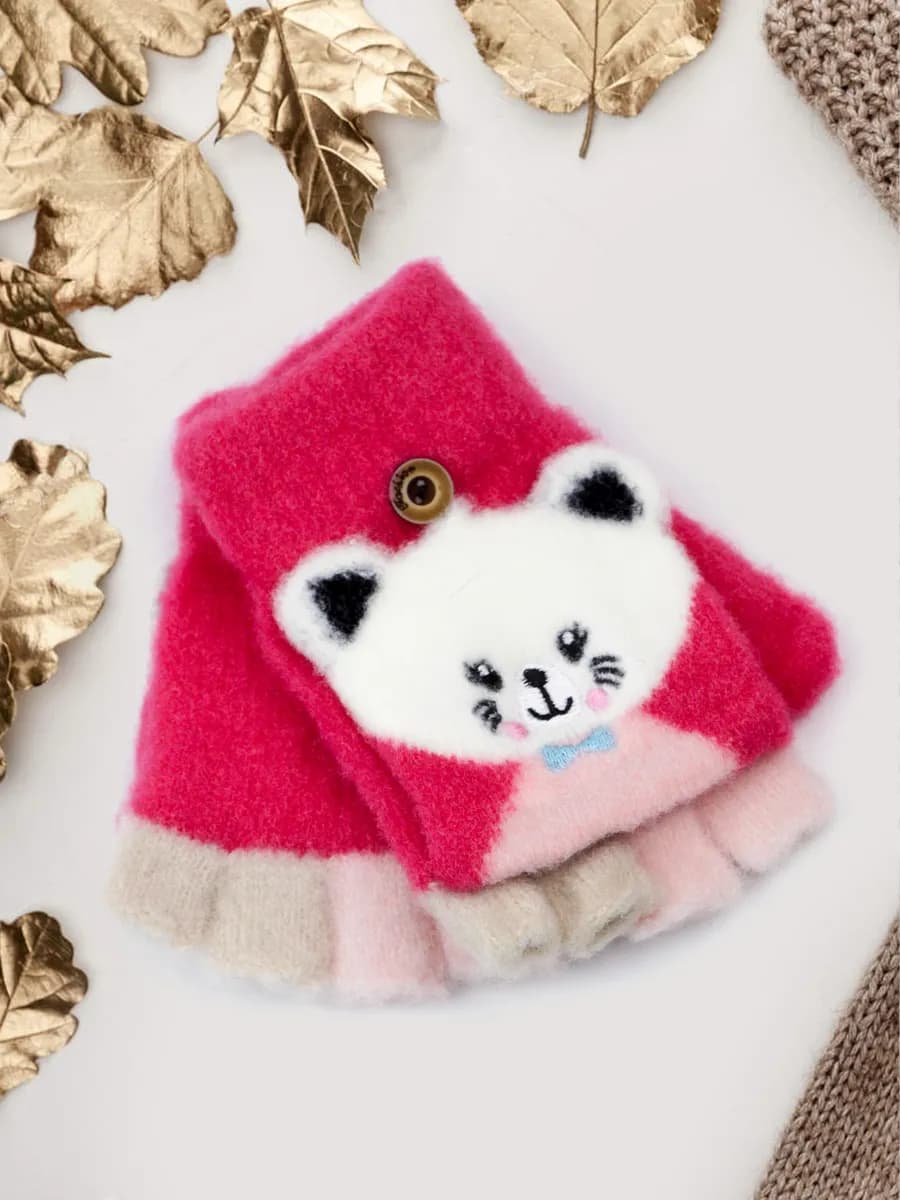 Перчатки-варежки без пальцев (8-13 лет)