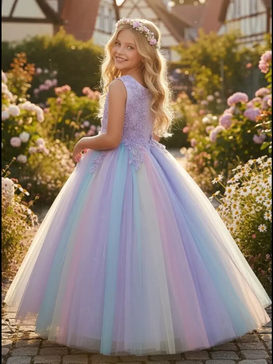 Пышное платье для выпускного