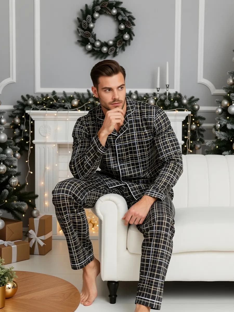 Пижама со штанами домашний костюм