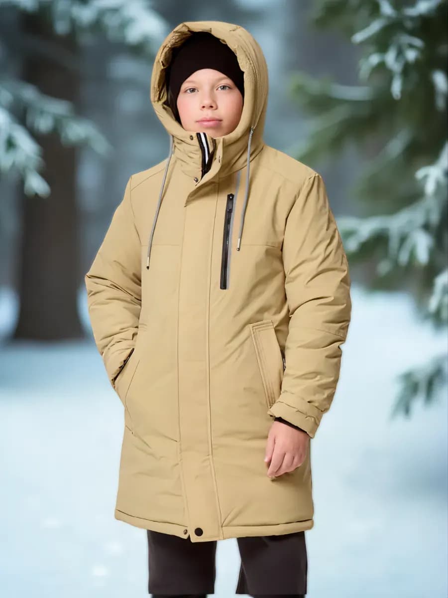 Куртка пуховик теплая зимняя для подростка