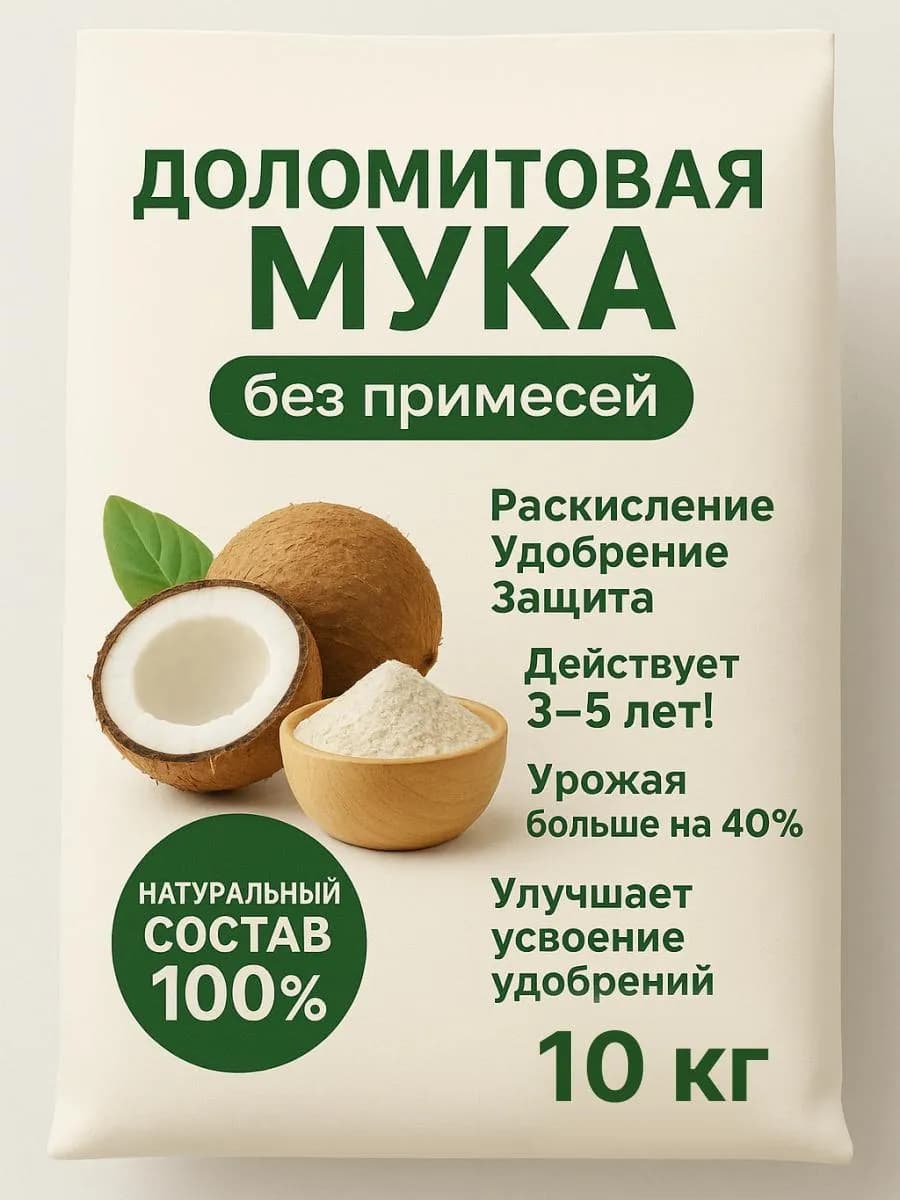 Доломитовая мука 10 кг