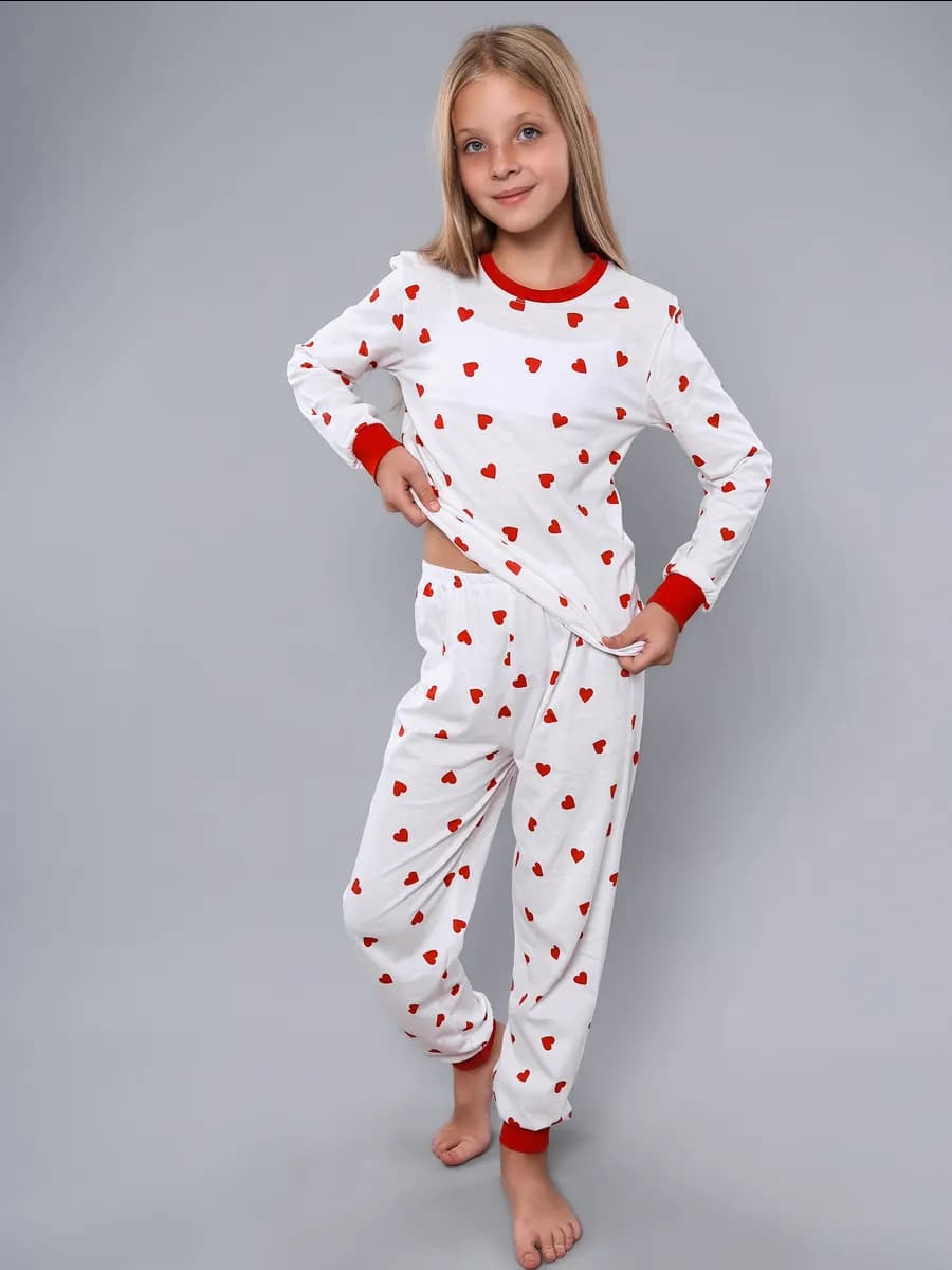 пижама со штанами и с принтом