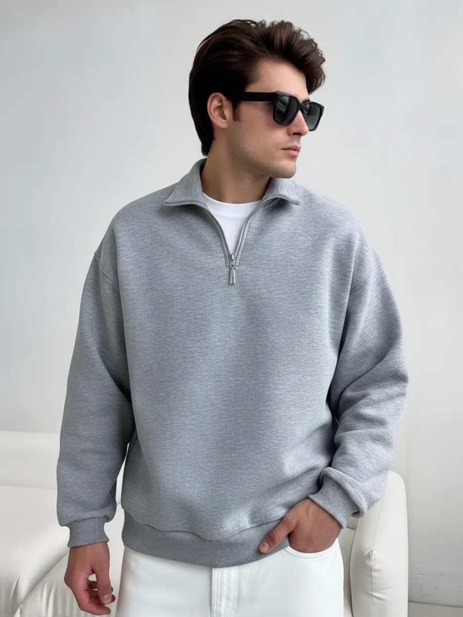 Свитшот на полузамке