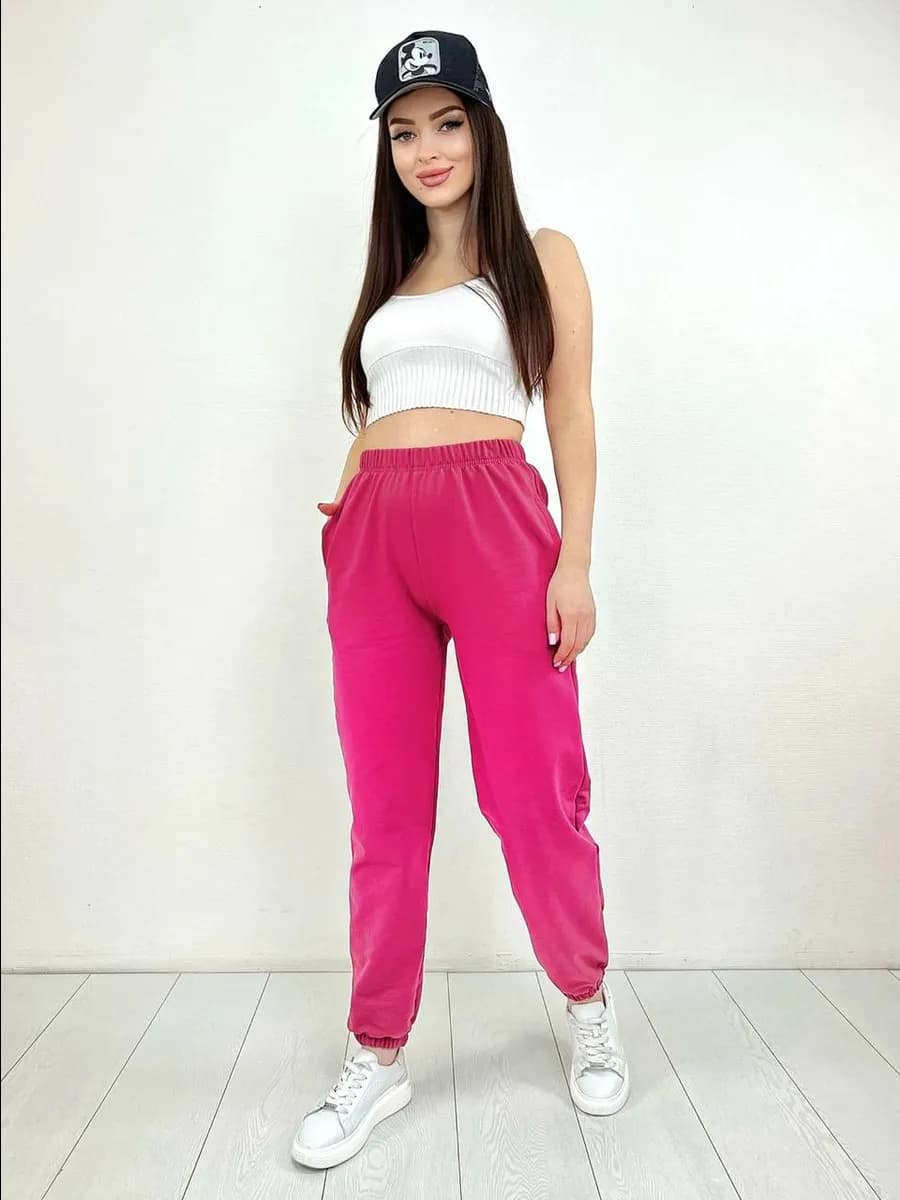 Брюки спортивные свободные - фото 1