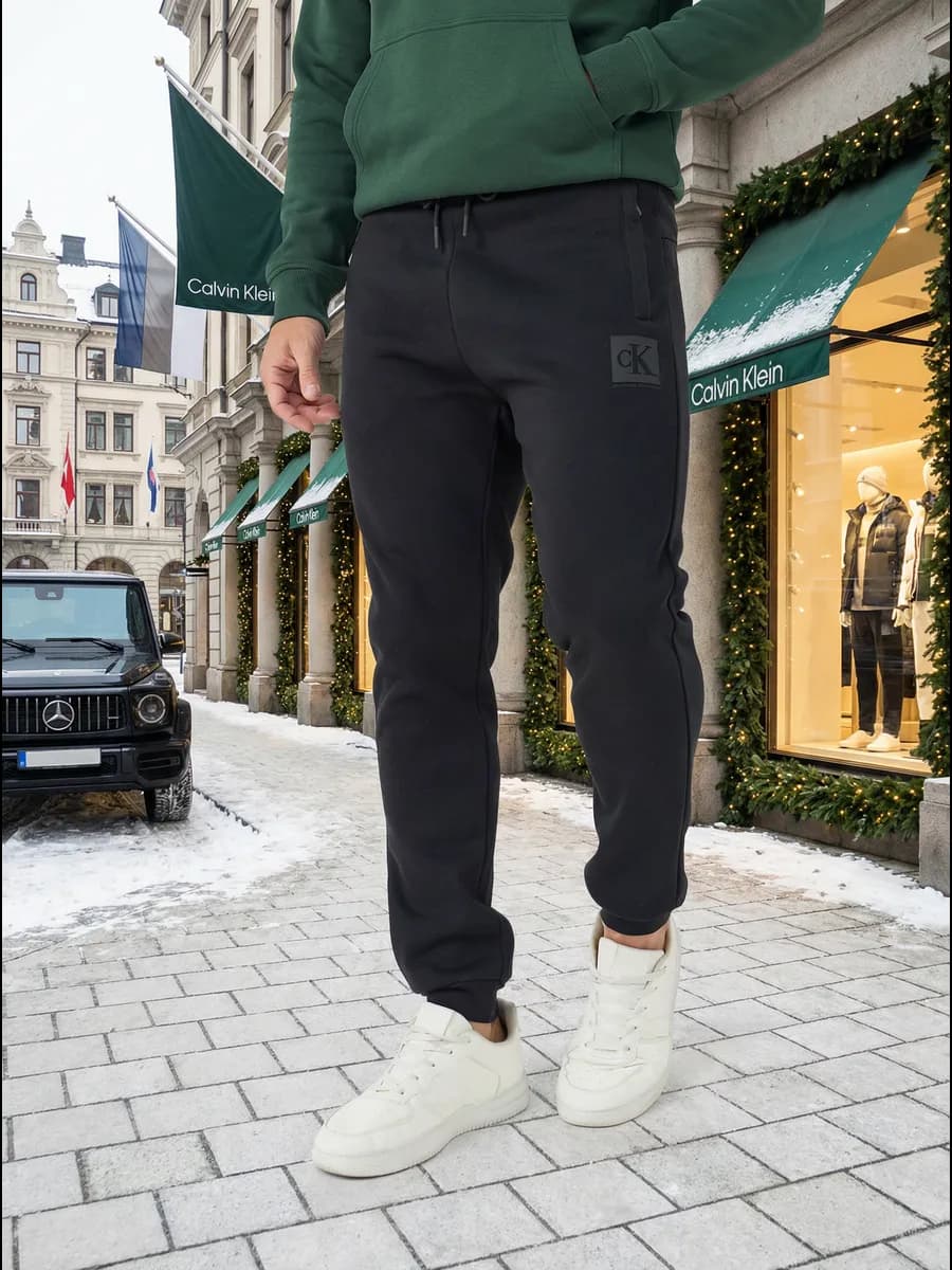Спортивные штаны Calvin Klein утепленные большие размеры