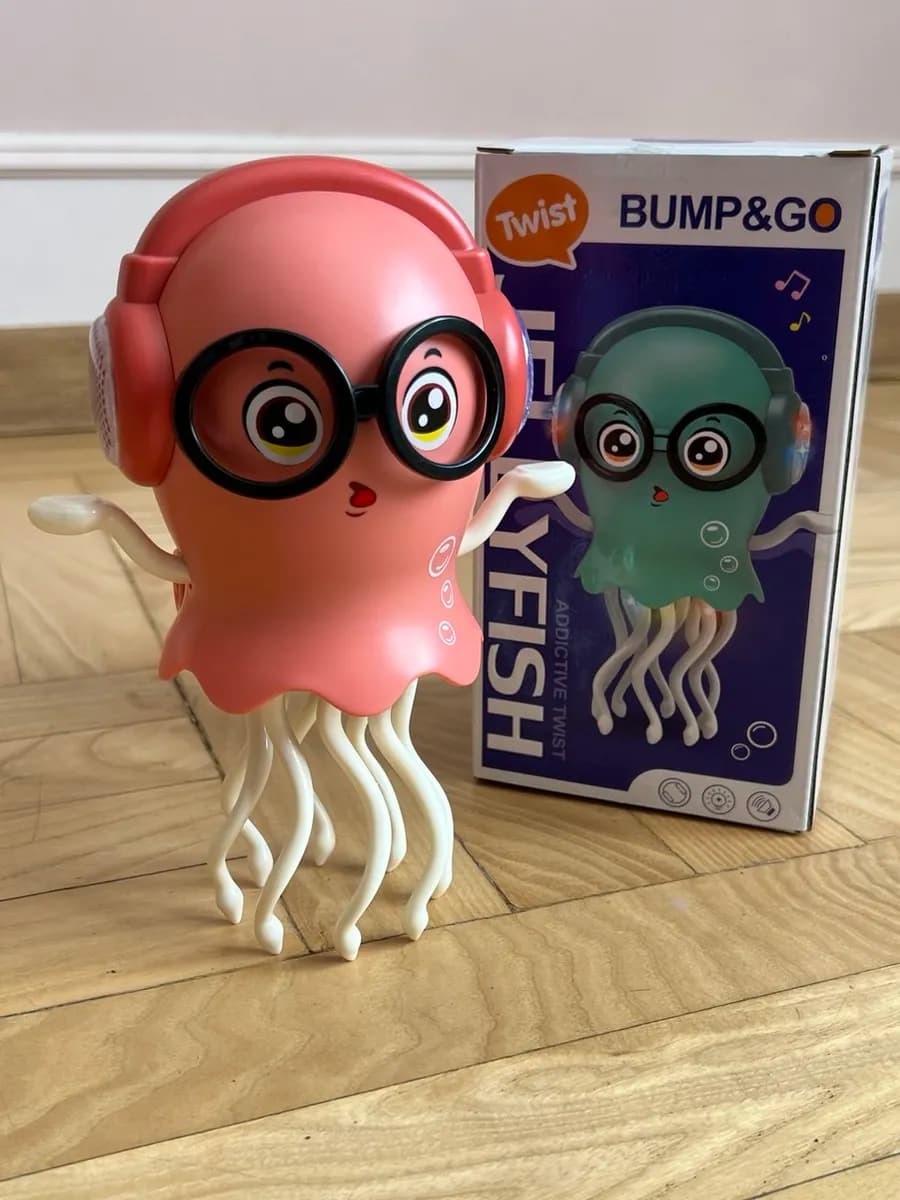 Танцующий кальмар осьминог музыкальный