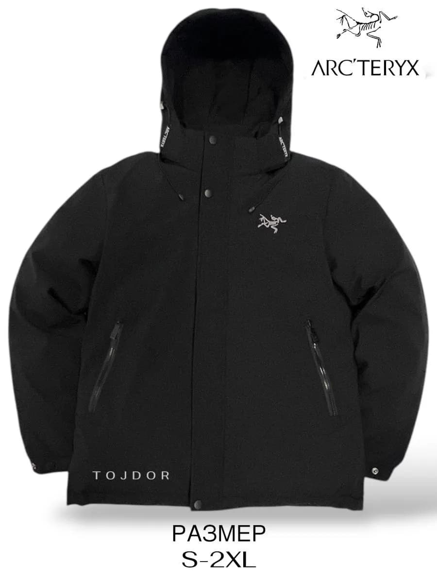 Куртка утепленная зимняя Arc'teryx с капюшоном