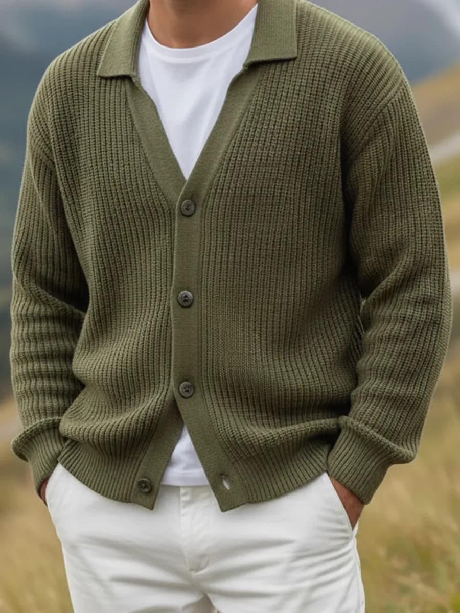 Кардиган вязаный на пуговицах