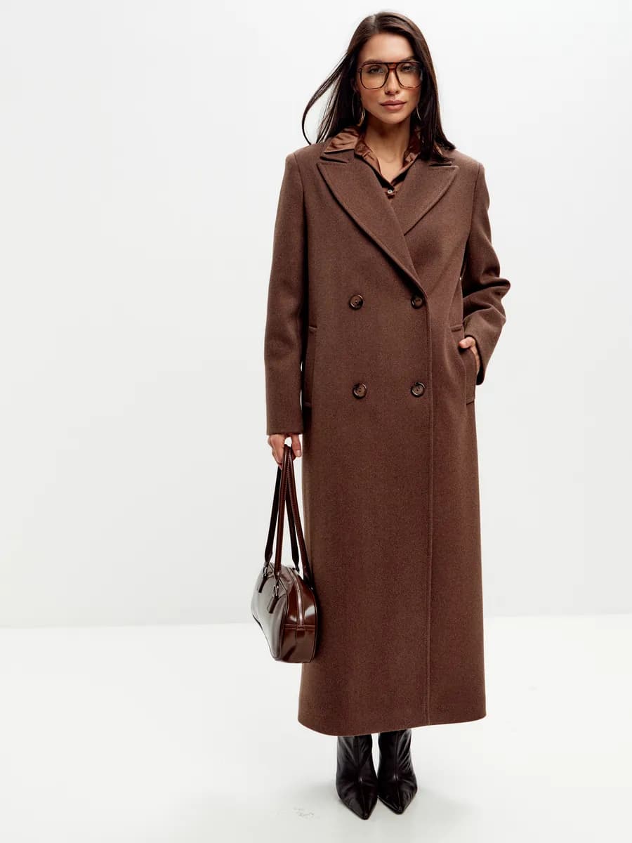 Пальто длинное веснаосень