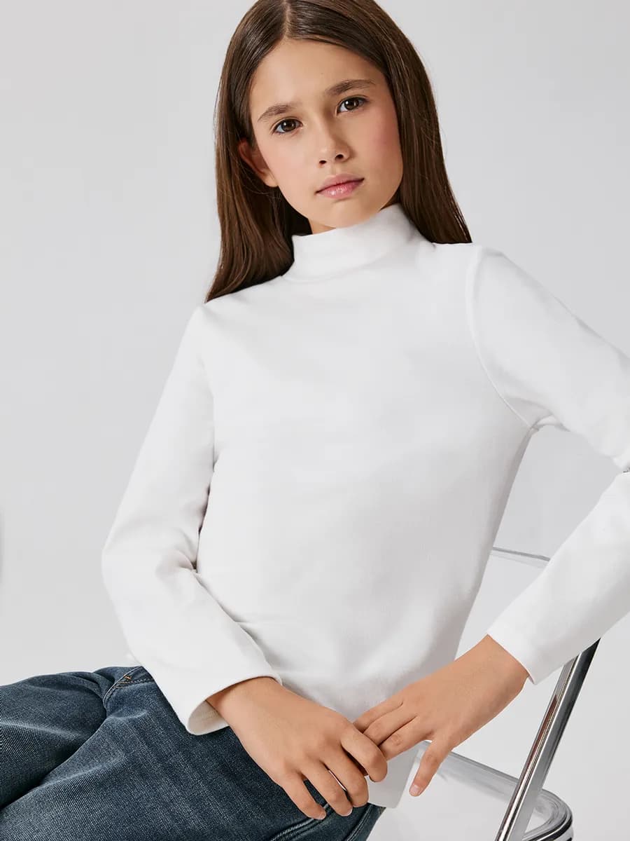 Джемпер школьный базовый трикотажный