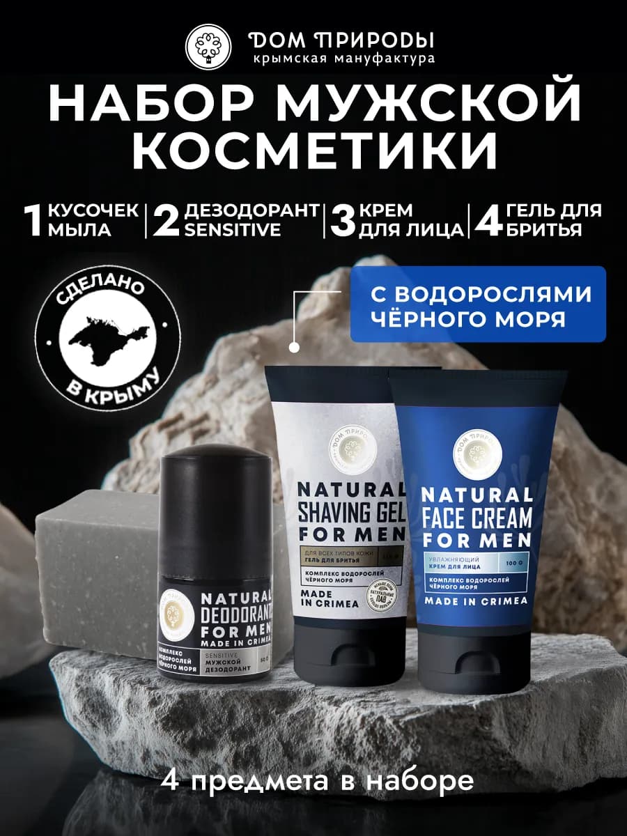 Подарочный набор мужской уходовой косметики For Men