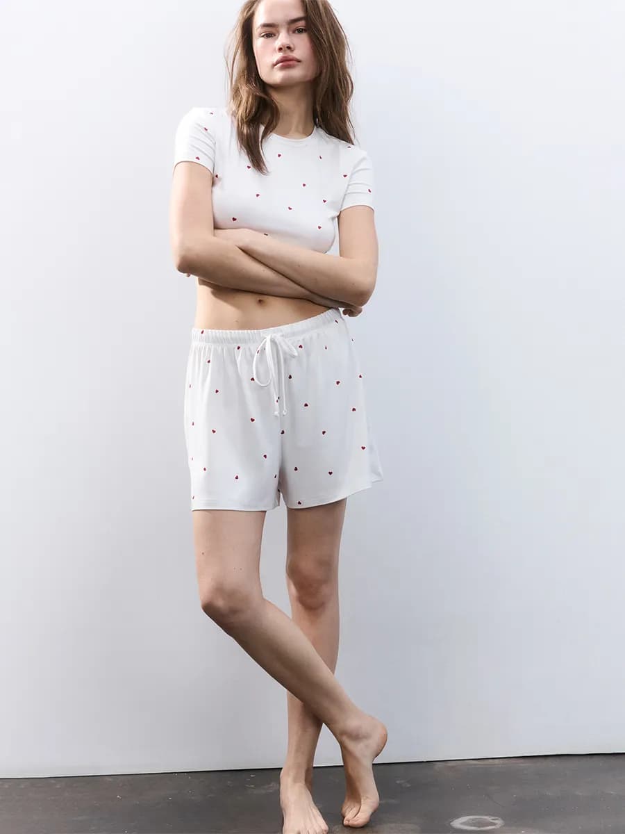 Шорты домашние трикотажные