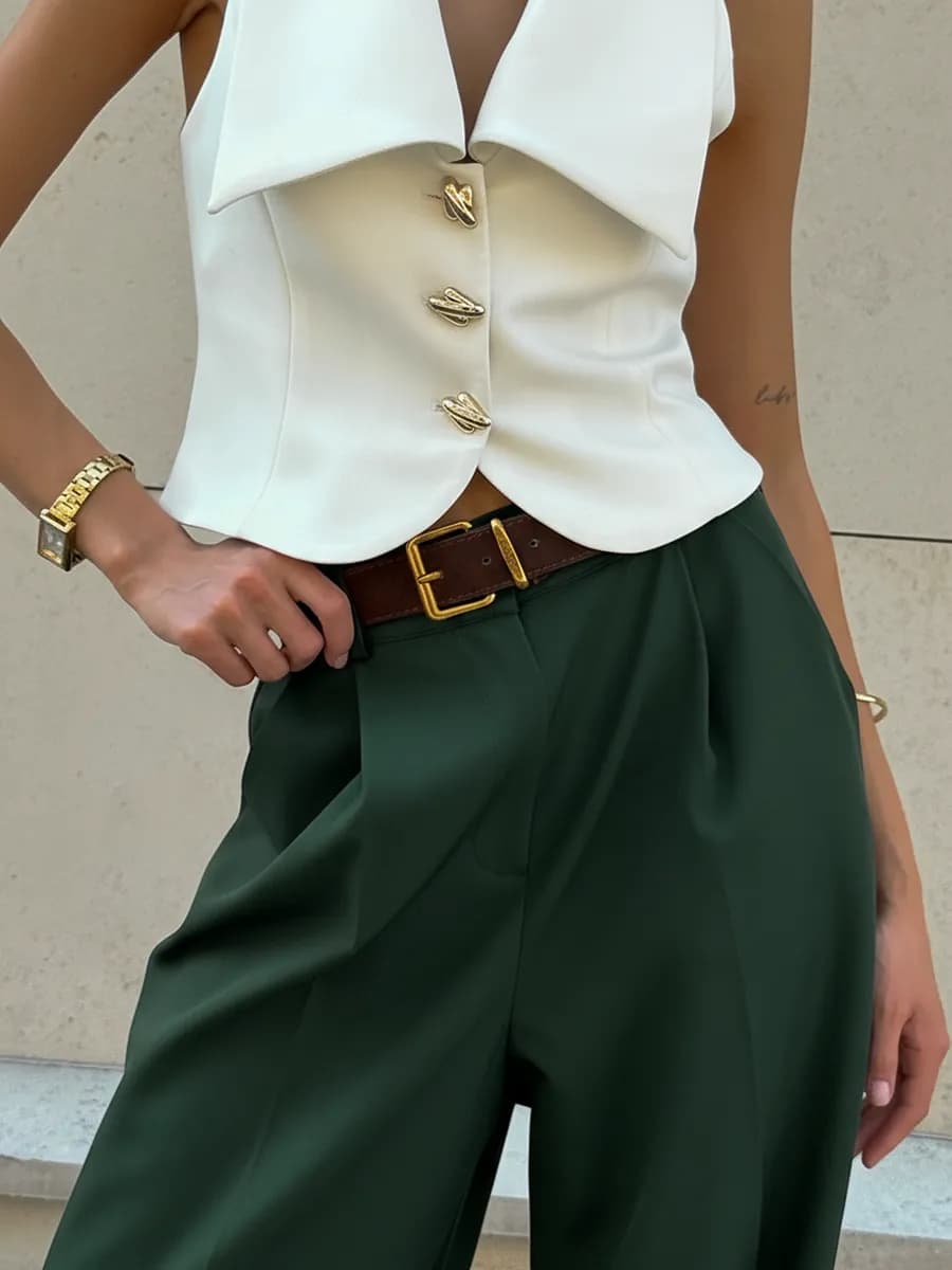 Брюки широкие палаццо