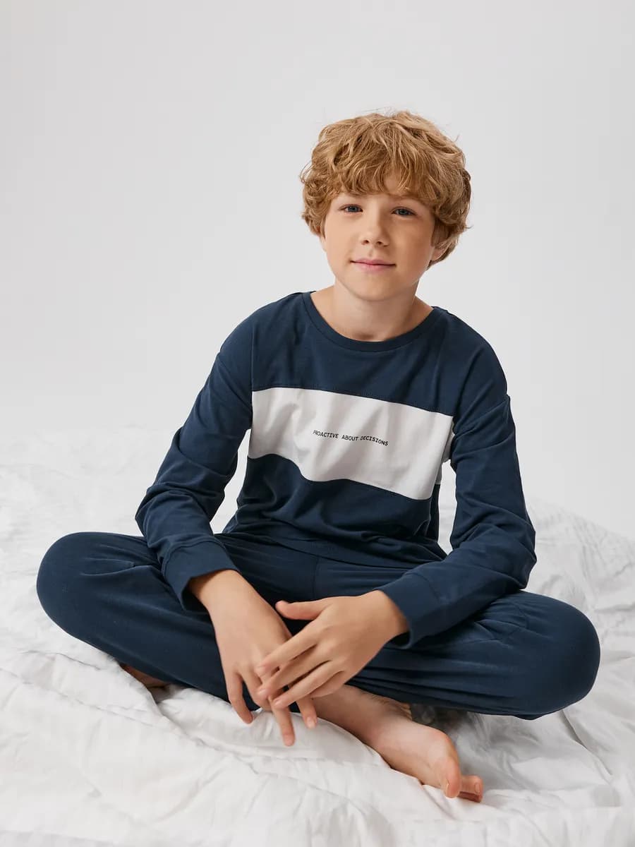 Пижама лонгслив с брюками