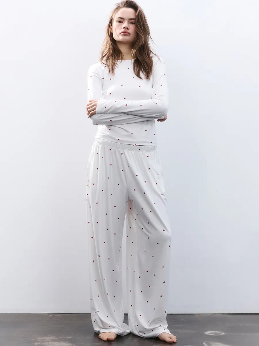 Брюки домашние трикотажные