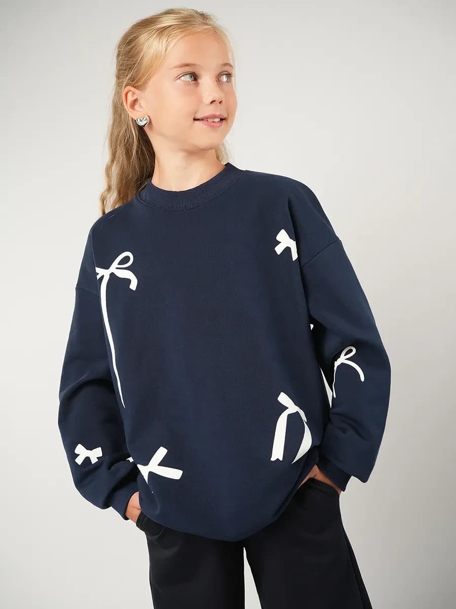 Свитшот детский оверсайз из футера